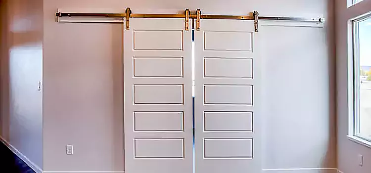 Glass Barn Door with Installation Hardware Kit Jeffersontown