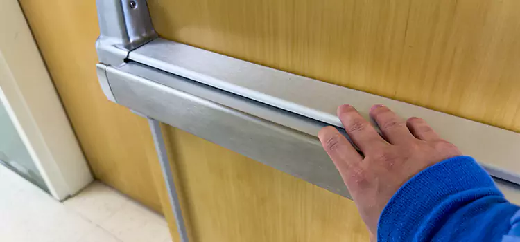 Installing a Push Bar on a Door Jeffersontown